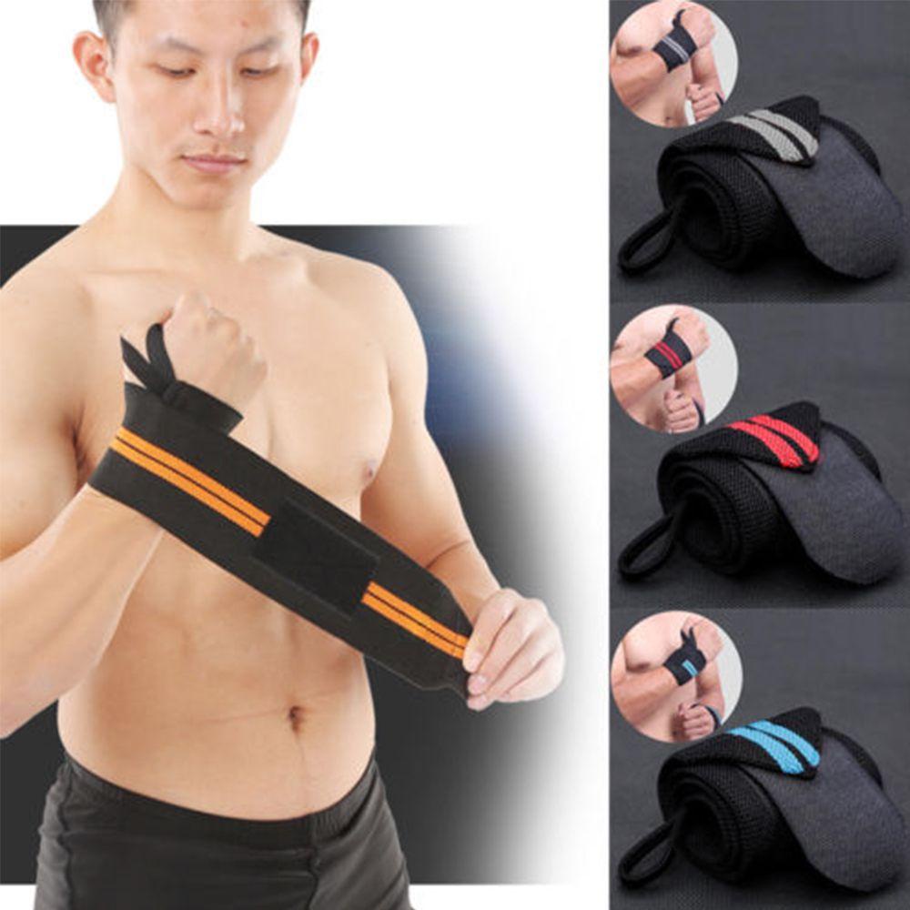 SHOUKEY Băng Quấn Cổ Tay Bằng Cao Su Polyester Hỗ Trợ Nâng Tạ Tiện Dụng