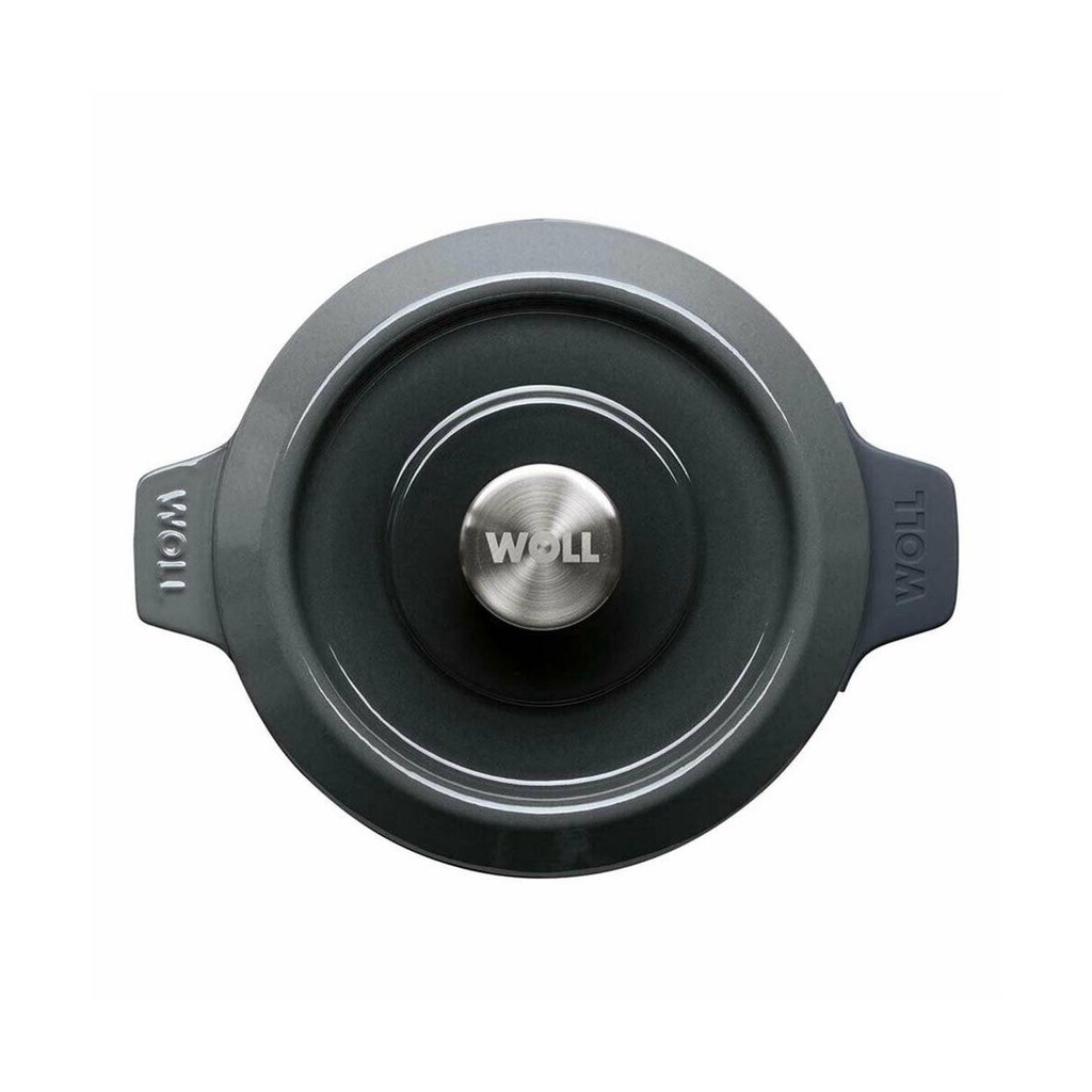 Nồi gang tròn có vung Woll Iron Pots 3 màu size 20-24-28cm