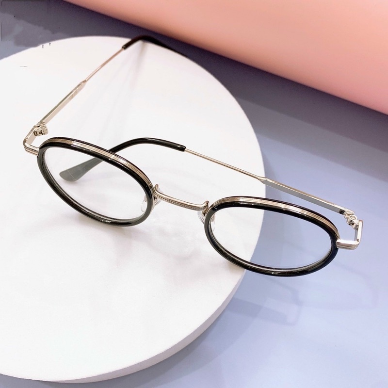Kính gọng tròn vintage kim loại 9300 chống ánh sáng xanh, UV400 Jolie eyewear - Nhận lắp tròng cận loạn