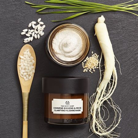 Mặt nạ dưỡng da The Body Shop Chinese Ginseng &amp; Rice Clarifying Polishing Mask 75ml - 55729