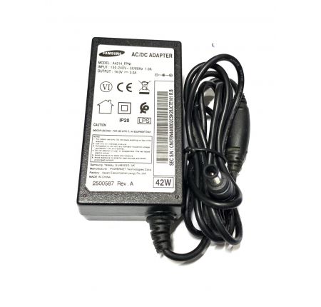 ADAPTER LCD SAMSUNG 14V-3A ZIN (KÈM DÂY NGUỒN)