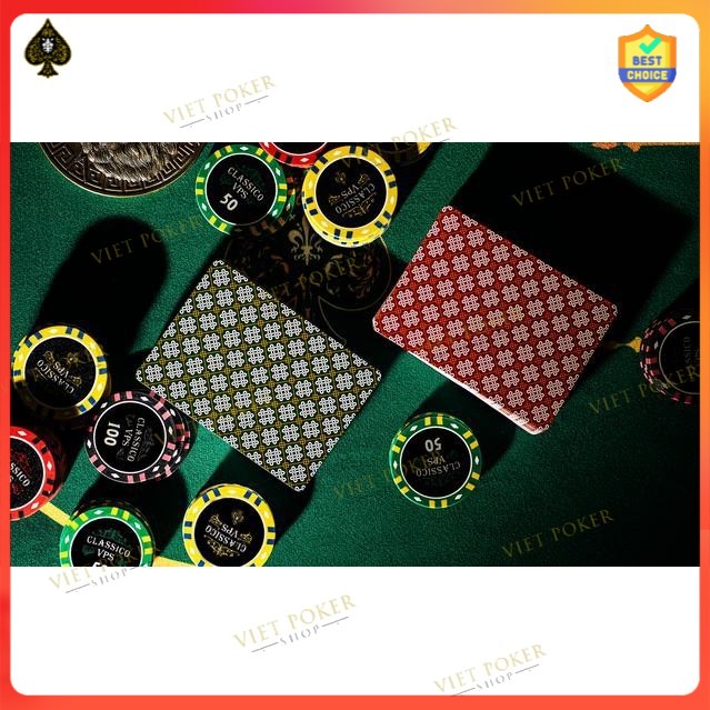 [NEW 2020] Bài nhựa poker, VPS Texas Hold'em poker playing cards chống nước hoàn hảo