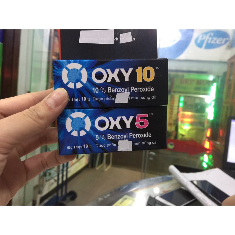 Gel bôi mụn oxy5 - oxy 10