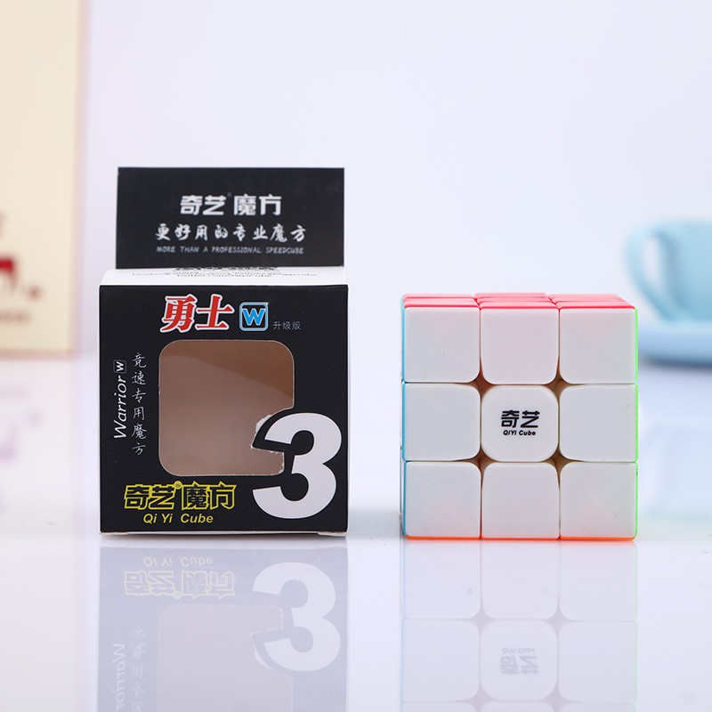 Rubik 3x3 Stickerless (Rubik Liền Khối) - Rubik 3x3x3 Qiyi (Đồ Chơi Phát Triển IQ)