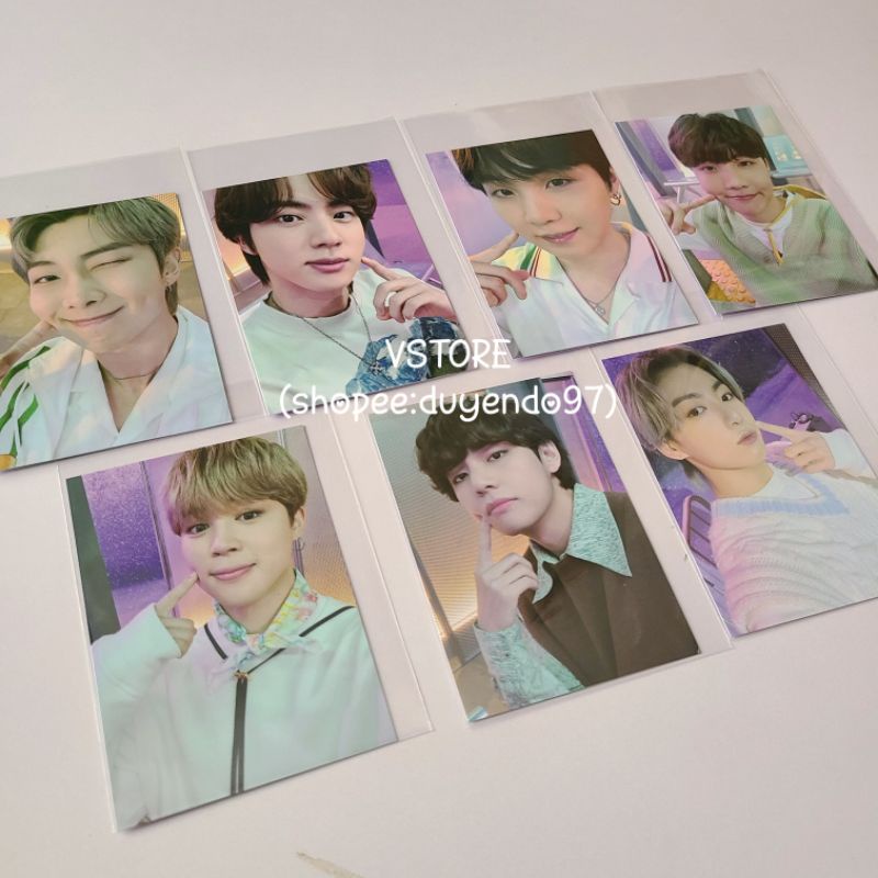 BTS SOZOOWOO MINI PHOTOCARD PAJAMA | Ảnh trong set pajama (hàng sẵn, official)