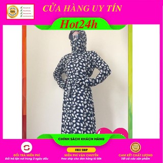 Áo chống nắng toàn thân [ảnh thật] Áo chống nắng 2 mặt chất thô kate 2 lớp kèm khẩu trang