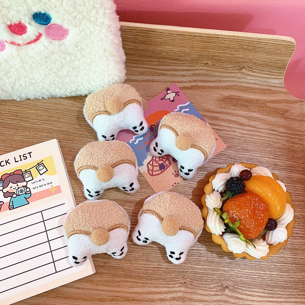 Ghim hình mông cún nhồi bông xinh xắn