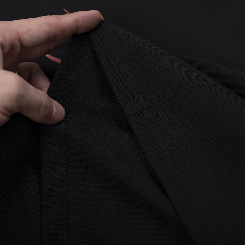 Áo thun Gấu mắt tím thun cotton 2 chiều co giãn 2 màu Đen và Trắng - unisex nam nữ