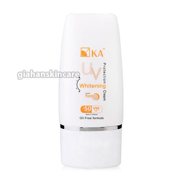 Kem dưỡng da chống nắng trang điểm  KA UV Protection Whitening Cream SPF 50+  PA+++ pastel 15g