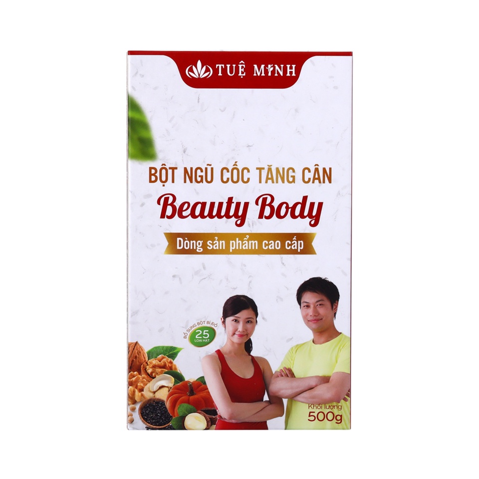 Ngũ cốc tăng cân Tuệ Minh Beauty Body, ngũ cốc tăng cân cho người gầy 500g