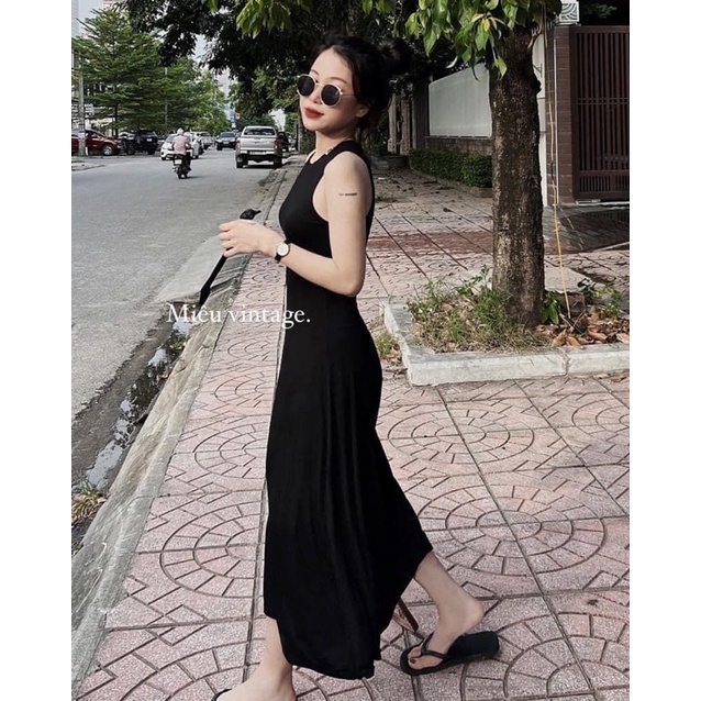 VÁY SÁT NÁCH DẺO DÁNG DÀI MAXI