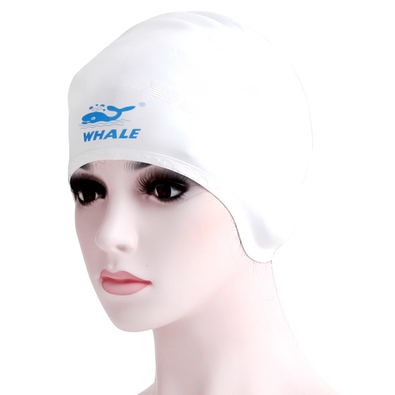 Mũ bơi che tai WHALE 3D SILICONE CAP-1100