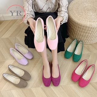 Giày Lười Da Lộn Plus Size 35-43