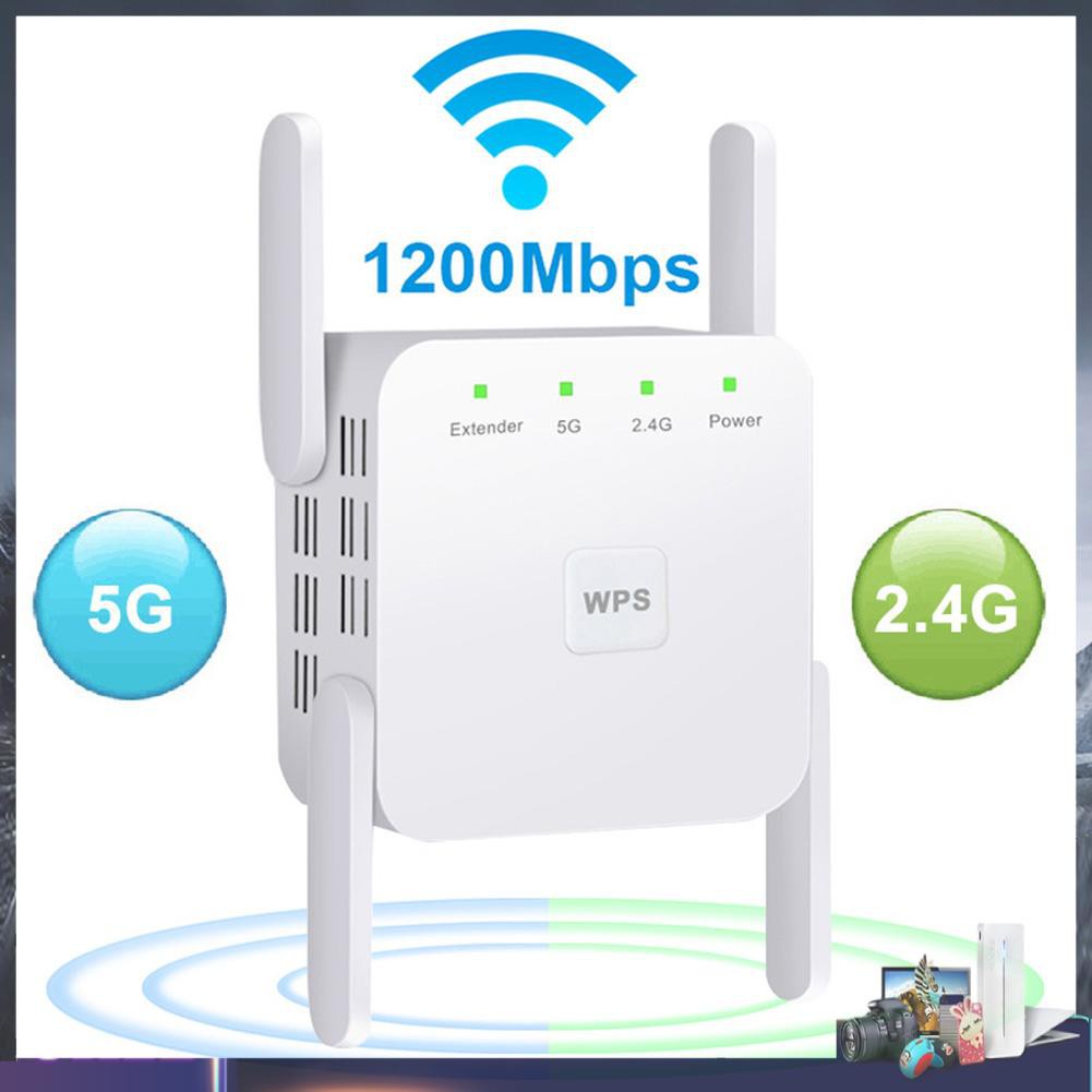 Bộ Khuếch Đại Tín Hiệu Wifi 4-antenna 2.4ghz 5.8ghz 1200mbps | BigBuy360 - bigbuy360.vn