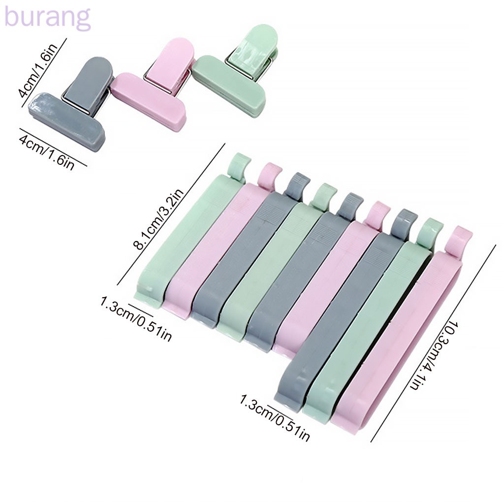Set 12 Kẹp Miệng Túi Đựng Thực Phẩm Nhiều Màu Tùy Chọn Tiện Dụng