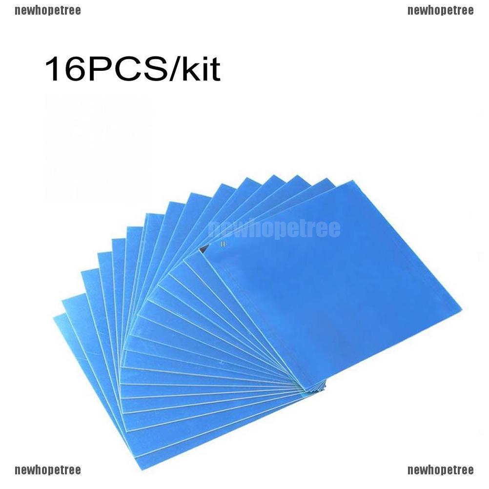 Set 16 miếng dán tường mặt gương 14,9 x 14,9cm / 5,9 x 5,9 inch trang trí nhà độc đáo