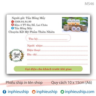 Phiếu giao hàng 400 tờ (MS46)
