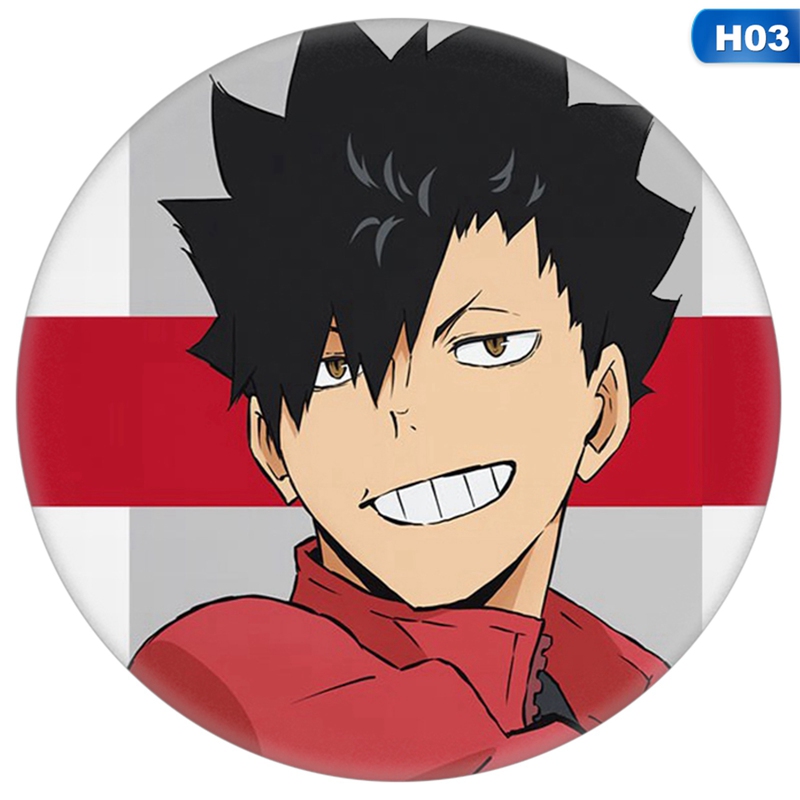 Ghim Cài Áo Hình Nhân Vật Hoạt Hình Haikyuu Cá Tính Brh5831