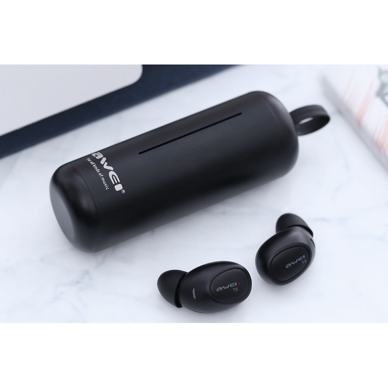 Tai nghe Bluetooth True Wireless Mozard AT5 Đen