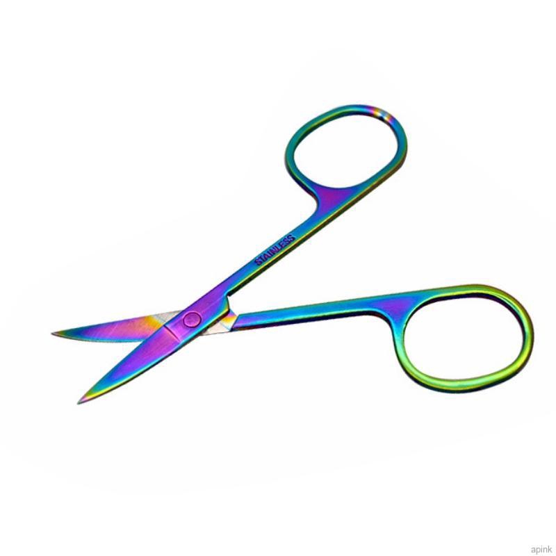 Kéo Cắt Lông Mày Bằng Titan Nhiều Màu Sắc