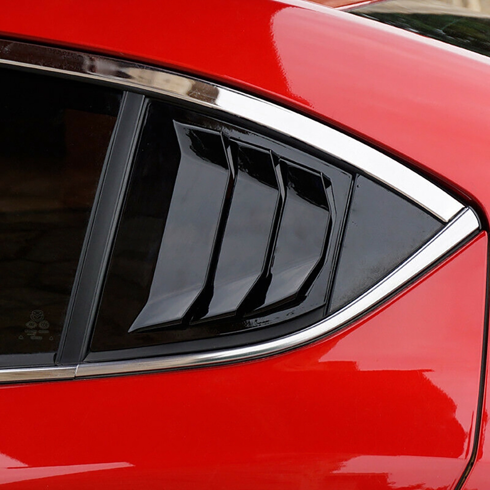 Phụ kiện trang trí hình lỗ thông gió gắn cửa sổ dành cho ô tô Mazda 3 Axela 2014 2015 2016 2017 2018