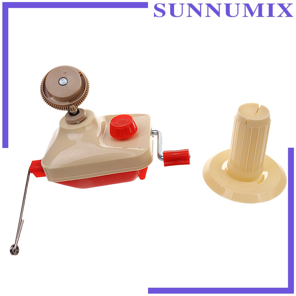 [Sunnimix] Dụng Cụ Quấn Chỉ Len Cuộn Bóng Bàn Hoạt Động Bằng Tay