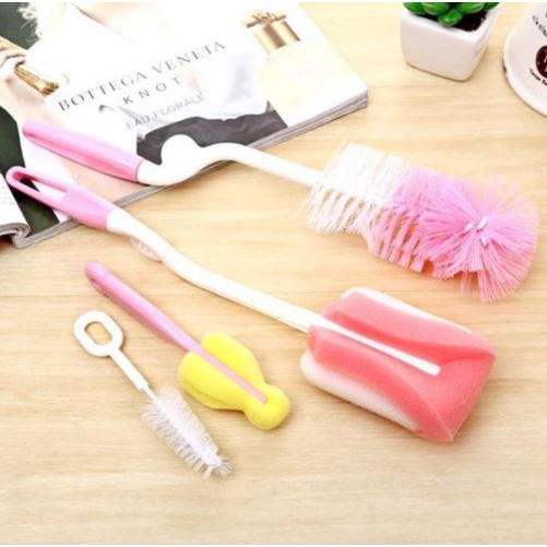 Bộ cọ rửa chuyên dụng, làm sạch các vết bẩn mọi ngóc ngách của bình sữa