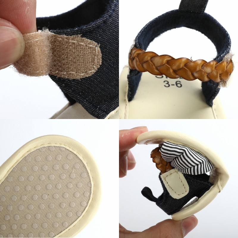 SANDANL NƠ SỌC QUAI BÍM NÂU