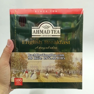 Trà Ahmad English Breakfast hộp 100 gói