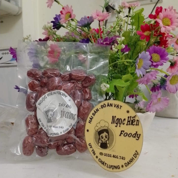 Táo tào đỏ Tân Cương gói 100g, trái tròn ngọt, NGỌC HIỂN FOODY