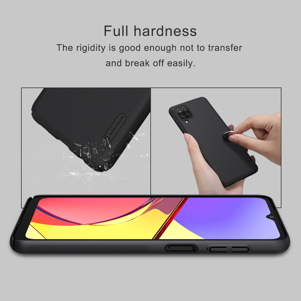 Ốp Điện Thoại NILLKIN Bằng PC Cứng Chống Sốc Vân Nhám Siêu Bảo Vệ Cho Samsung Galaxy A12