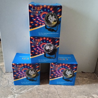 Đèn led xoay 7 màu vũ trường nháy chớp theo nhạc bay phòng sân khấu cảm ứng nhạc