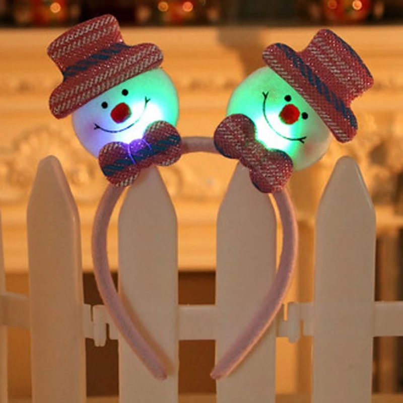 Băng đô phong cách giáng sinh có đèn led độc đáo