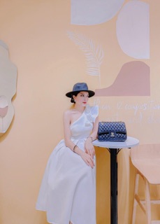 đầm xoè tay bèo