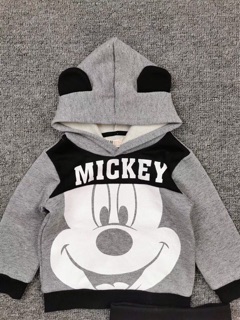 Bộ mickey nỉ bông có mũ