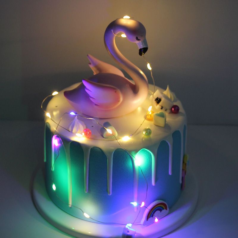 [Dùng Pin] Cuộn dây led đom đóm fairy light siêu sáng (1m/2m)