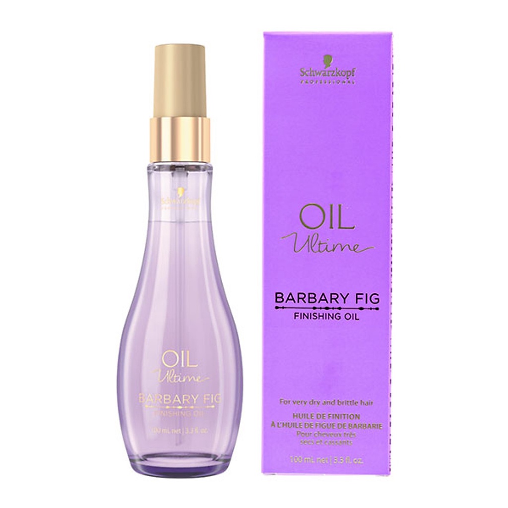 Tinh dầu dưỡng tóc Schwarzkopf OIL Ultime Barbary Fig Finishing Oil cho tóc khô hư tổn 100ml