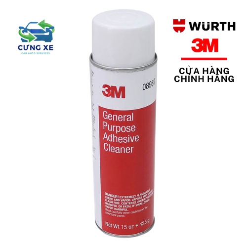 Chai xịt tẩy nhựa đường, tẩy keo bám trên xe ô tô - xe máy 3M 08987 - Hàng nhập khẩu Mỹ