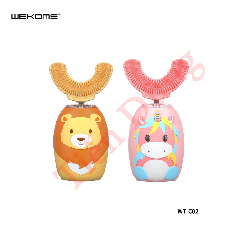 Bàn Chải Đánh Răng Wekome WT C02 Hình Chữ U tích hợp pin chống nước IPX7 chống va đập quay 360 độ mền mại làm sạch răng