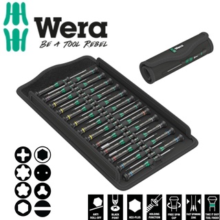 Bộ tua vít điện tử 25 cái Wera Kraftform Micro Big Pack 1 Screwdriver set for electronic applications Wera 05134000001