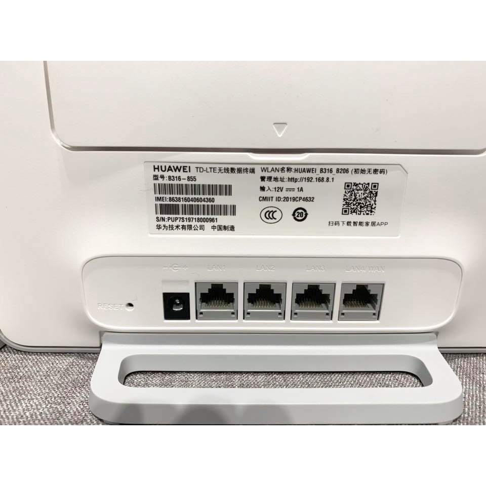 Bộ Phát Wifi 4G Huawei B316-855 B316 tốc độ 150Mbps. Wifi 2 chuẩn AC 1167Mbps. Kết nối 64 user | BigBuy360 - bigbuy360.vn
