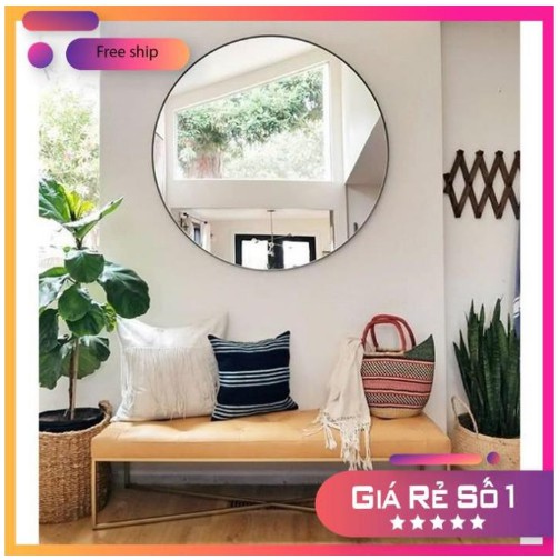 HCM- Gương tròn decor siêu đẹp ship nhanh HCM