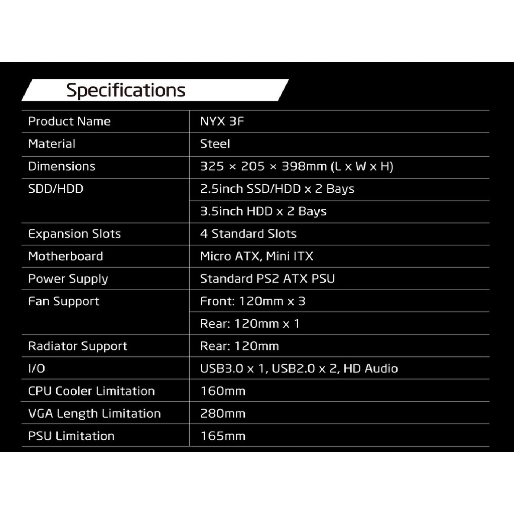 Vỏ Case  NYX Xigmatek chính hãng Bảo Hành cả vỡ kính | BigBuy360 - bigbuy360.vn