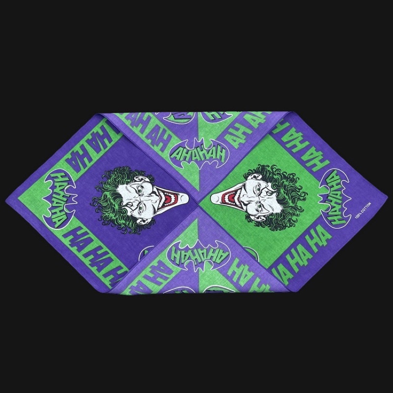 Khăn bandana hình chú hề size 54x54cm