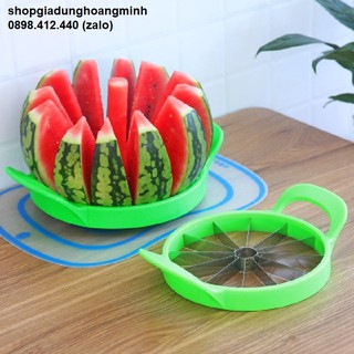 dụng cụ cắt dưa hấu - dao cắt dưa hấu 12 miếng