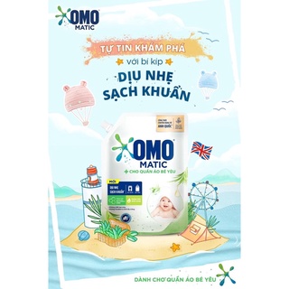 Nước giặt Omo dịu nhẹ cho bé 3,6kg