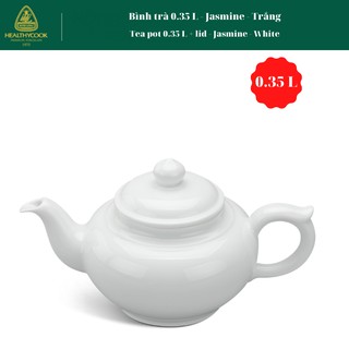 Bình trà 0.35 L - Jasmine - Trắng