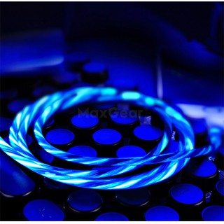 Led USB Cable Flash Light Up Data Line Mobile phone Charger for Android Type-C