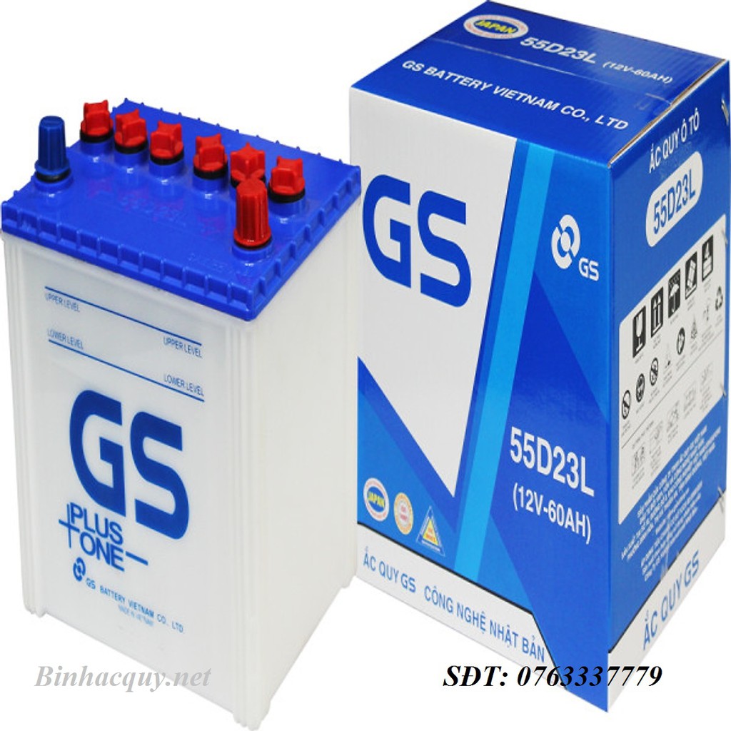 BÌNH ẮC QUY Ô TÔ GS 55D23L