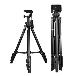 Tripod, giá đỡ điện thoại máy ảnh Weifeng WT-3520 khung nhôm cao cấp tải trọng 3kg có túi đeo tặng kèm kẹp điện thoại